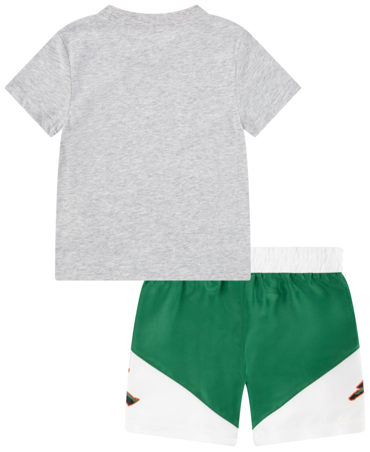 Jordan Toddler Boys 2-piece Stacked Play Shorts And T-shirt Set In Pine Green