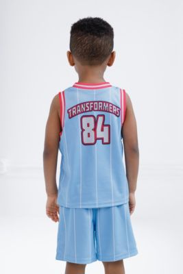 Boys Mesh Jersey Athletic Tank Top and Basketball Shorts Outfit Set