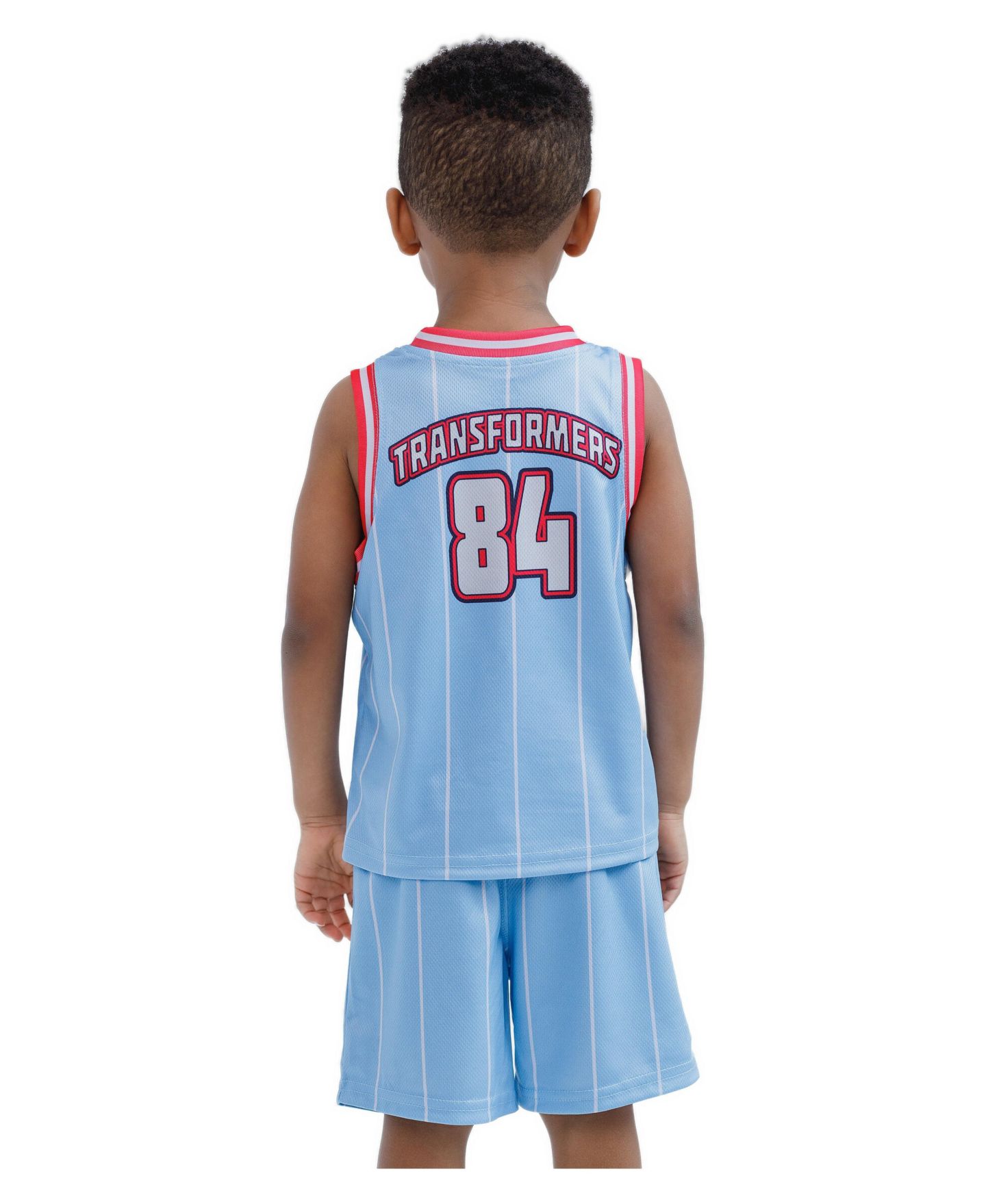 Детский комплект Transformers Boys' Basketball Tank Top and Shorts Set, цвет: Синий — фото 3