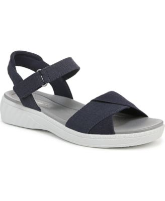 LifeStride - Women's Lane Washable Open Round Toe Strappy Sandals