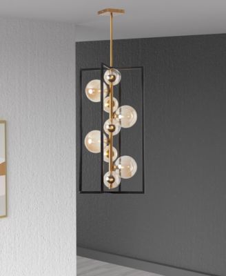 29.50" Metal Glasgow 9 Light Pendant