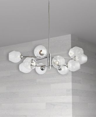 8" Metal Abii 12 Light Chandelier