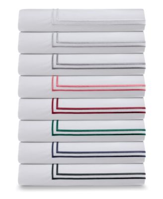 Percale Satin Stitched 3-Pc. Duvet Cover Set, Twin/Twin XL