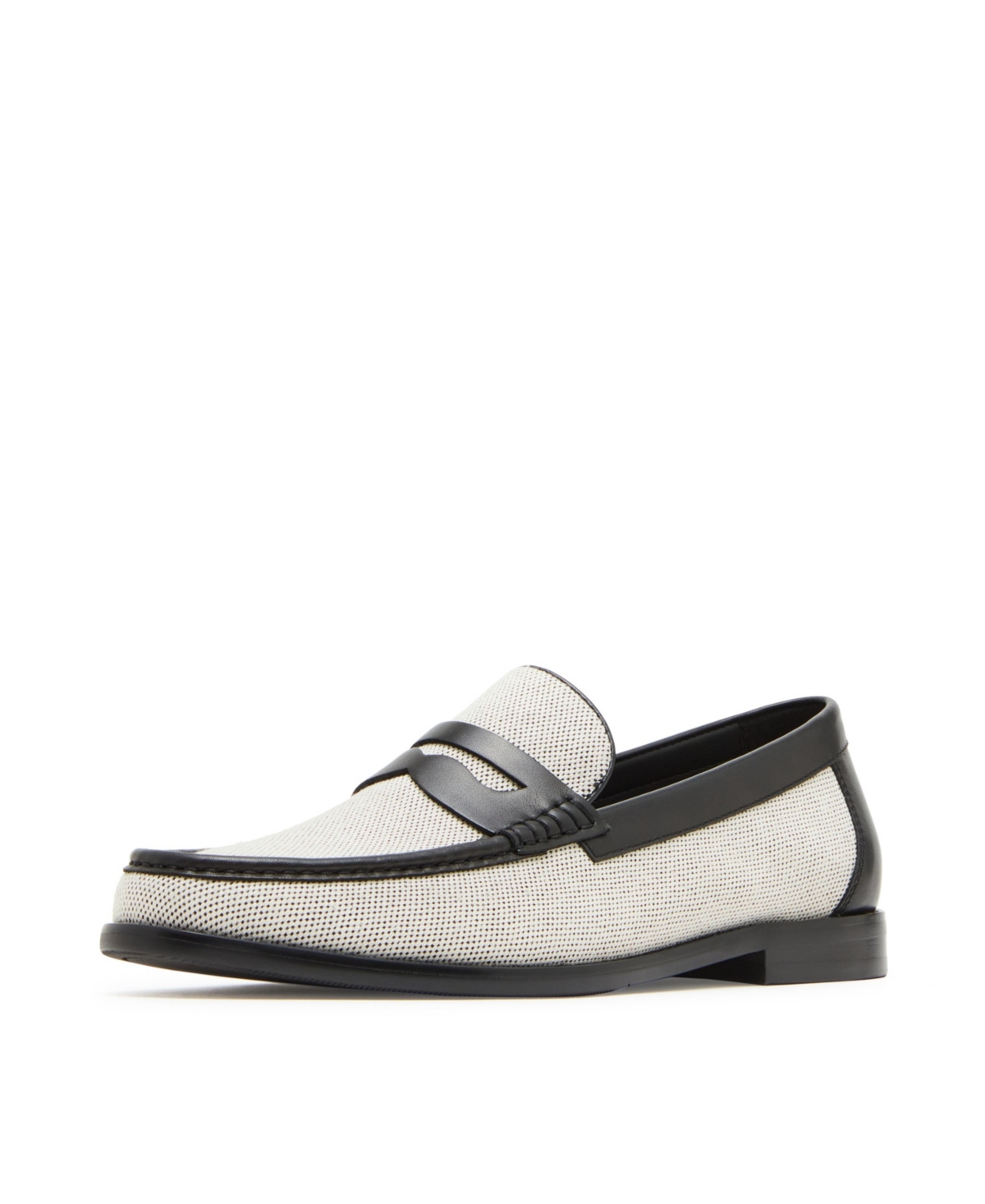 Steve Madden Men's Cornelius Penny Loafer In Black,beige