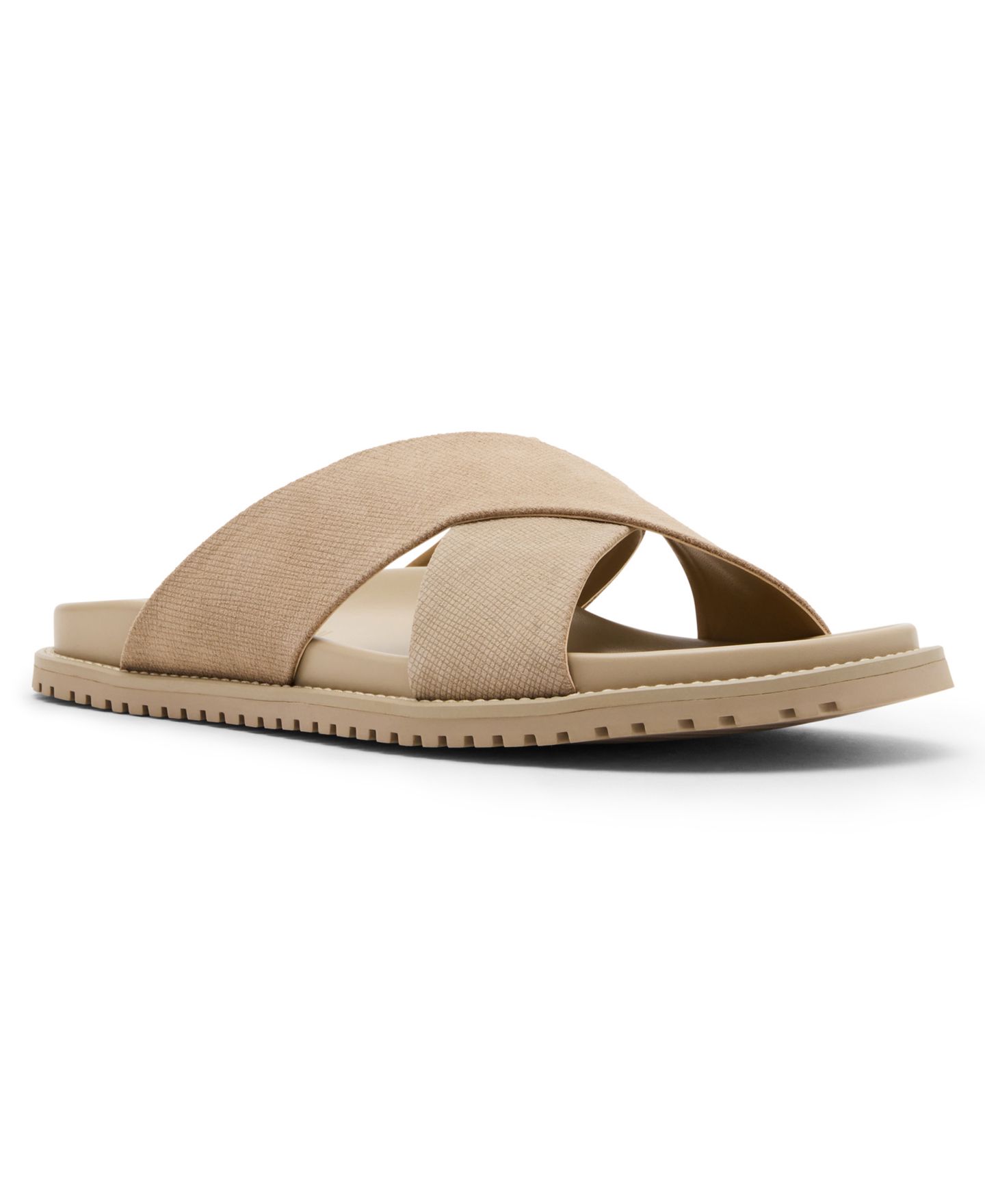 Мужские сандалии Steve Madden Calisto Slip On Sandal, цвет: Песочный замшевый — фото 1