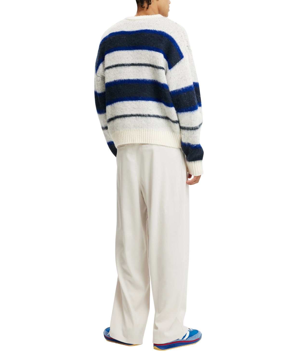Shop Cotton On Men's Super Baggy Pleated Pants In Washed Stone