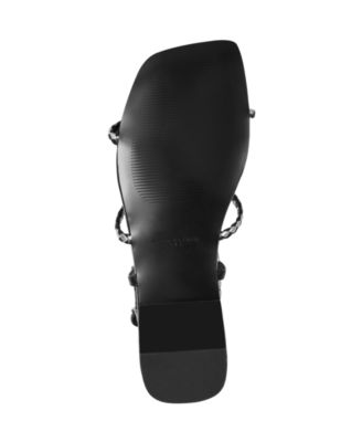 Women's Maze Braided Caged Flat Sandals