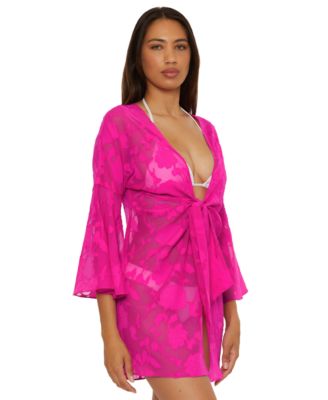 Women's Victoria Garden Burnout Tunic Cover-Up