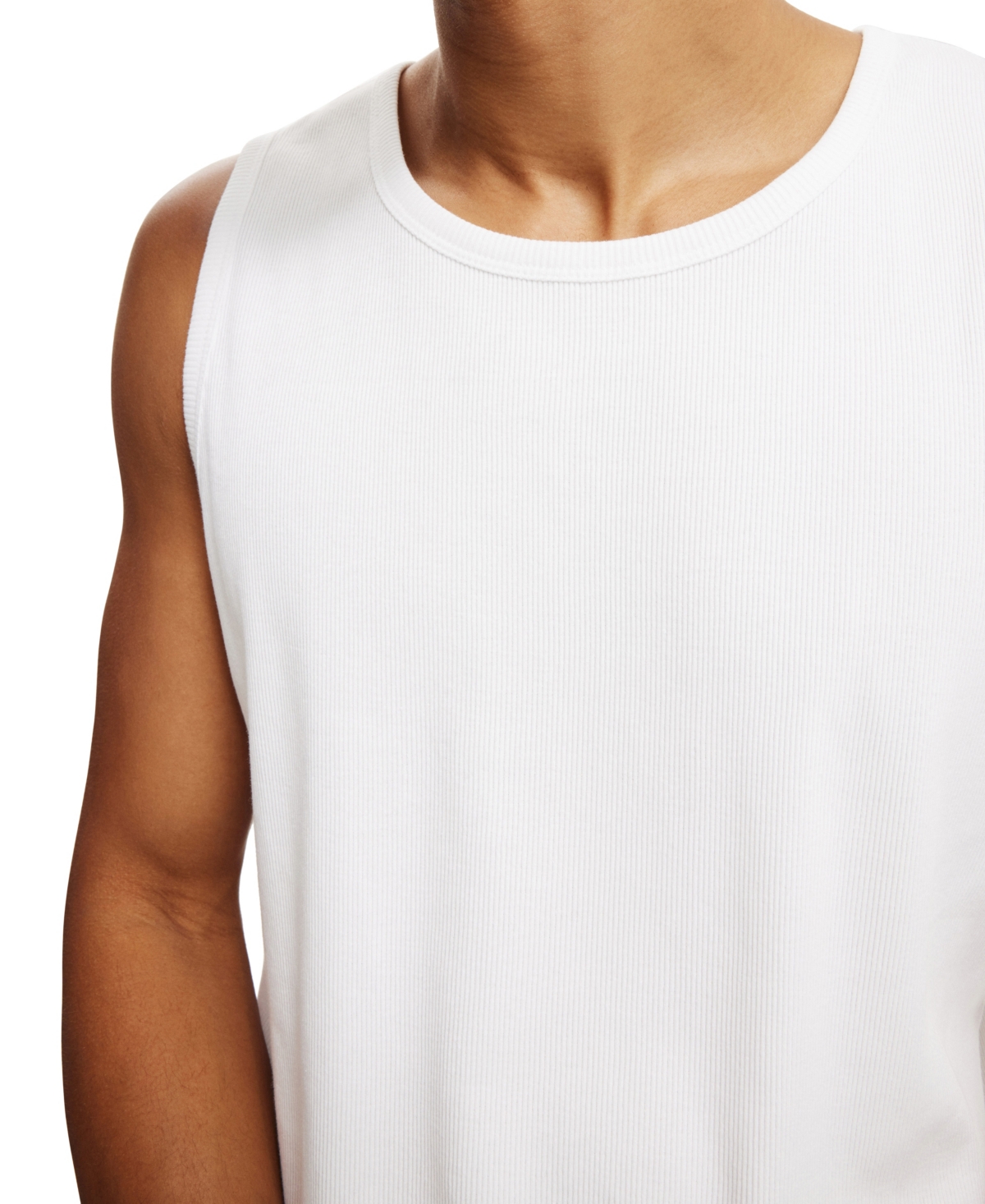 COTTON ON MEN'S RIB TANK TOP 