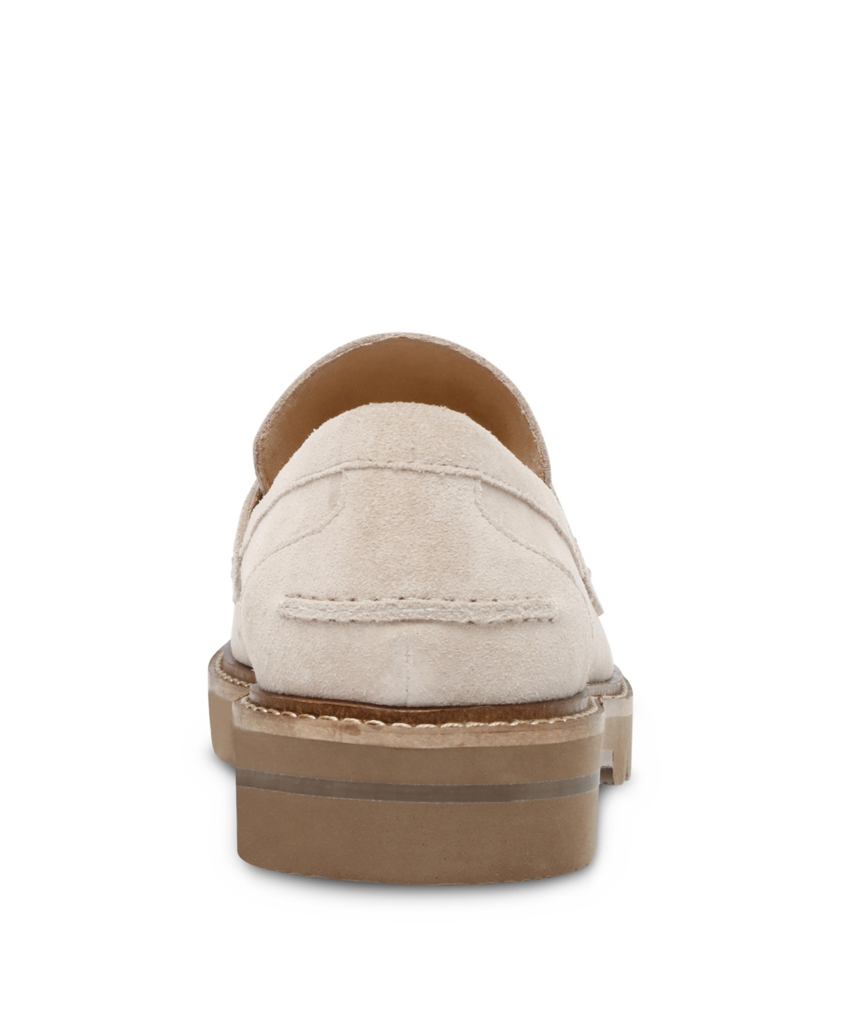 Shop Anne Klein Women's Emmylou Lug Sole Loafers In Beige Suede