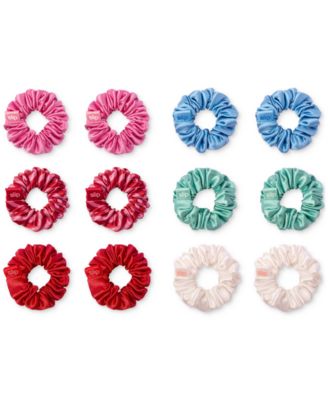 12-Pc. Pure Silk Minnie Scrunchies Set