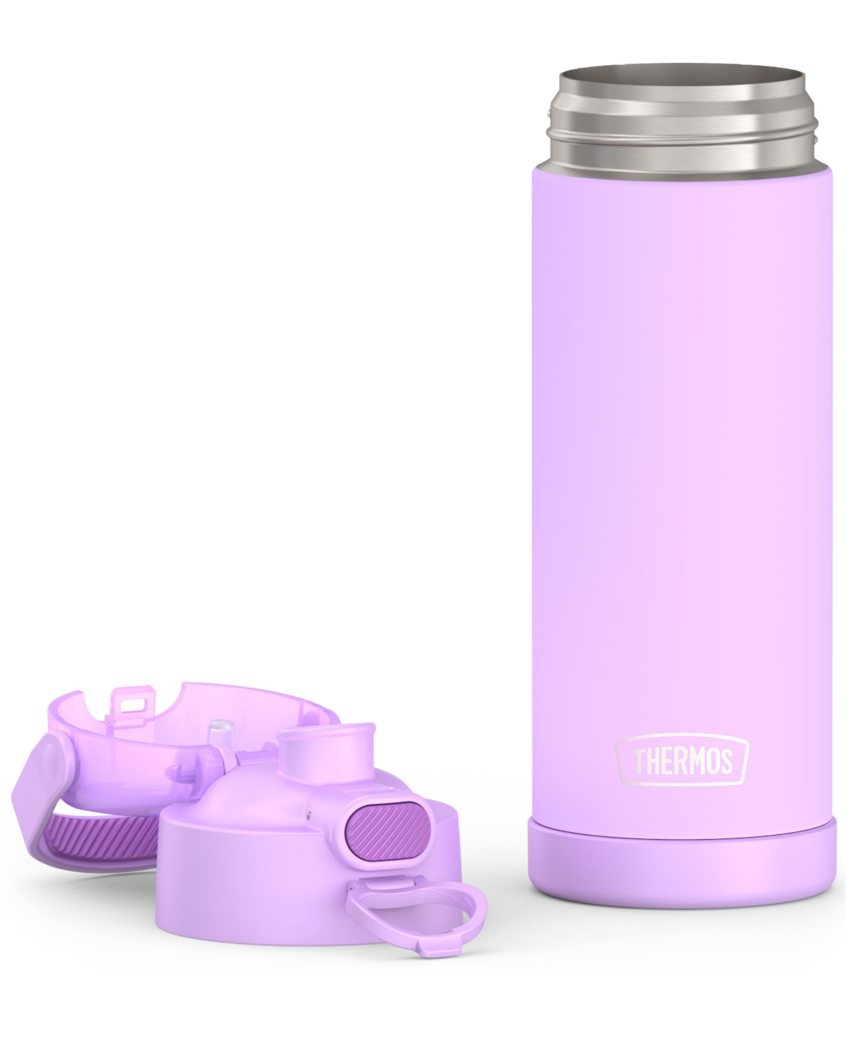 Thermos Funtainer 16 Oz. Water Bottle With Locking Lid In Neon Purple