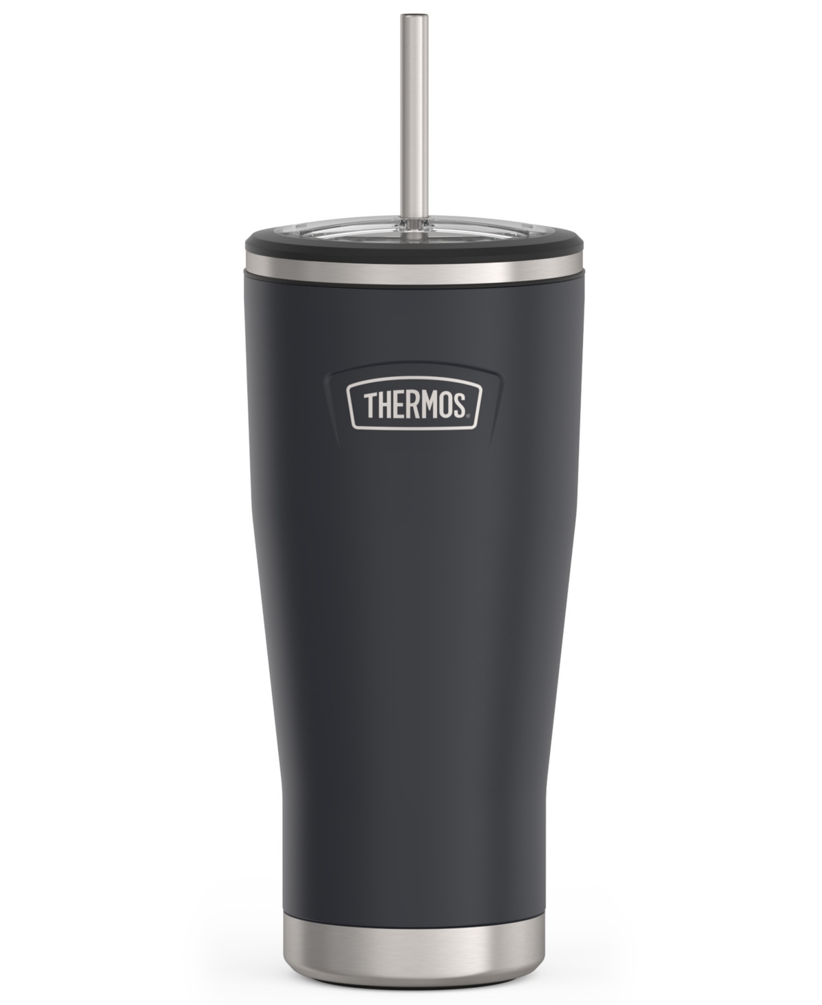 Thermos Icon Series 24 Oz. Tumbler With Slide Lock Lid In Granite Gray
