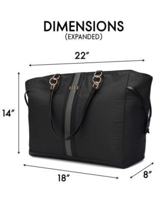 Eleganza 32 Liters Monogram Weekender Tote Bag