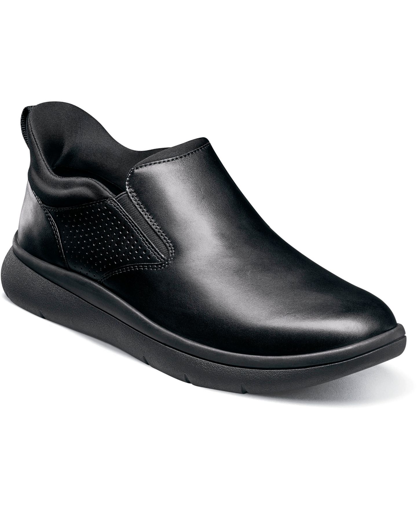 Мужские кроссовки Florsheim Fleet Plain Toe Slip On, цвет: Чёрный — фото 1