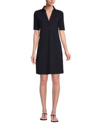 Women's Starfish Elbow Sleeve Polo Dress