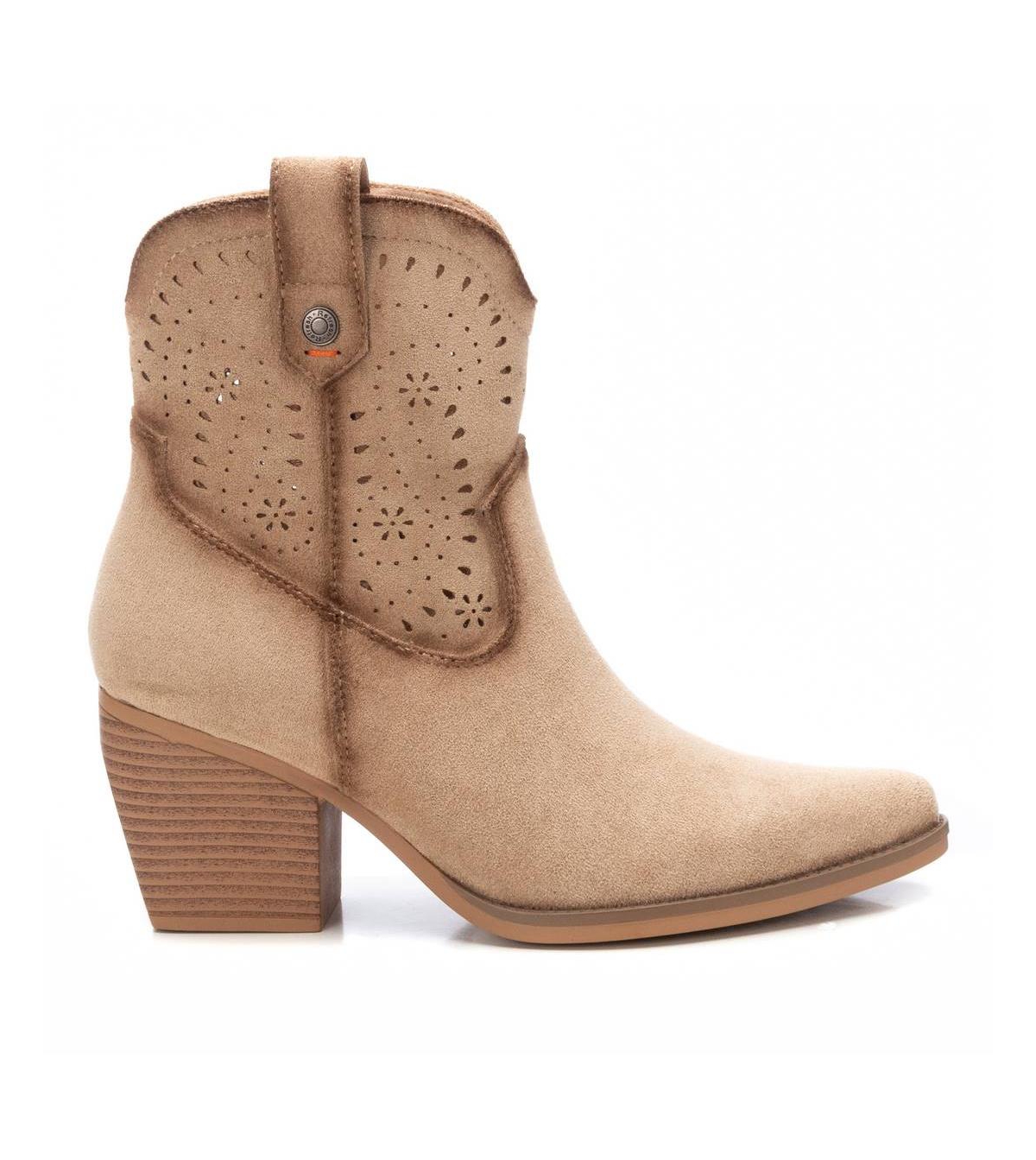 Refresh Women's Fashion Western Booties By Xti - Beige