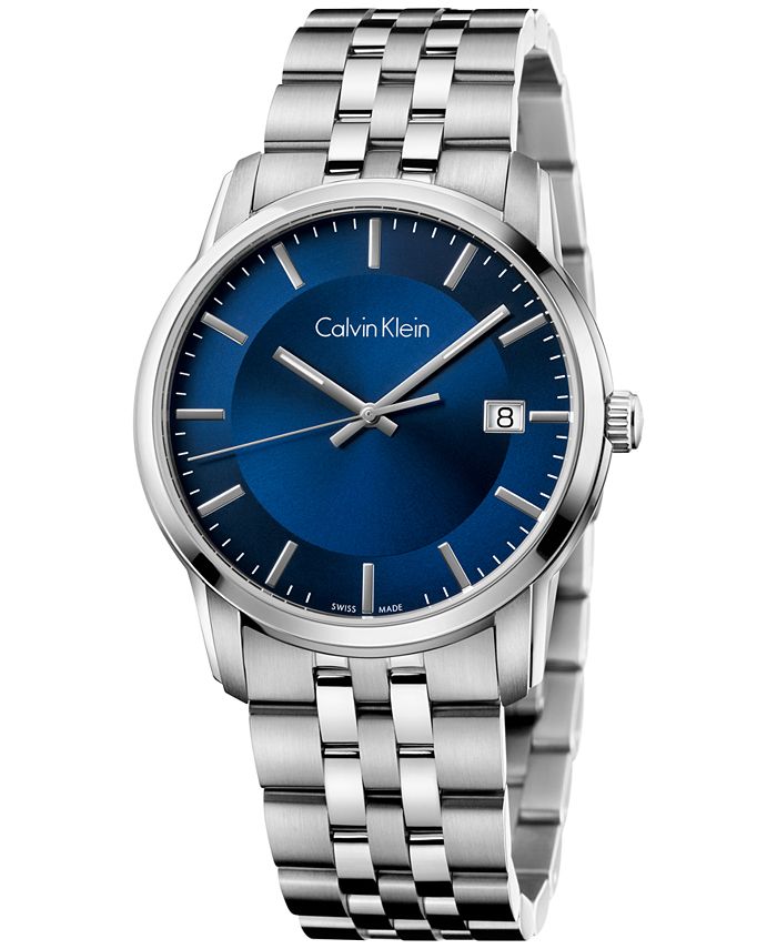 Calvin Klein Men's Swiss Infinite Stainless Steel Bracelet Watch 