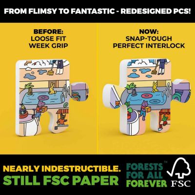 1000 Piece Jigsaw Puzzle for Adults – Themed Puzzles with Bonus Challenges