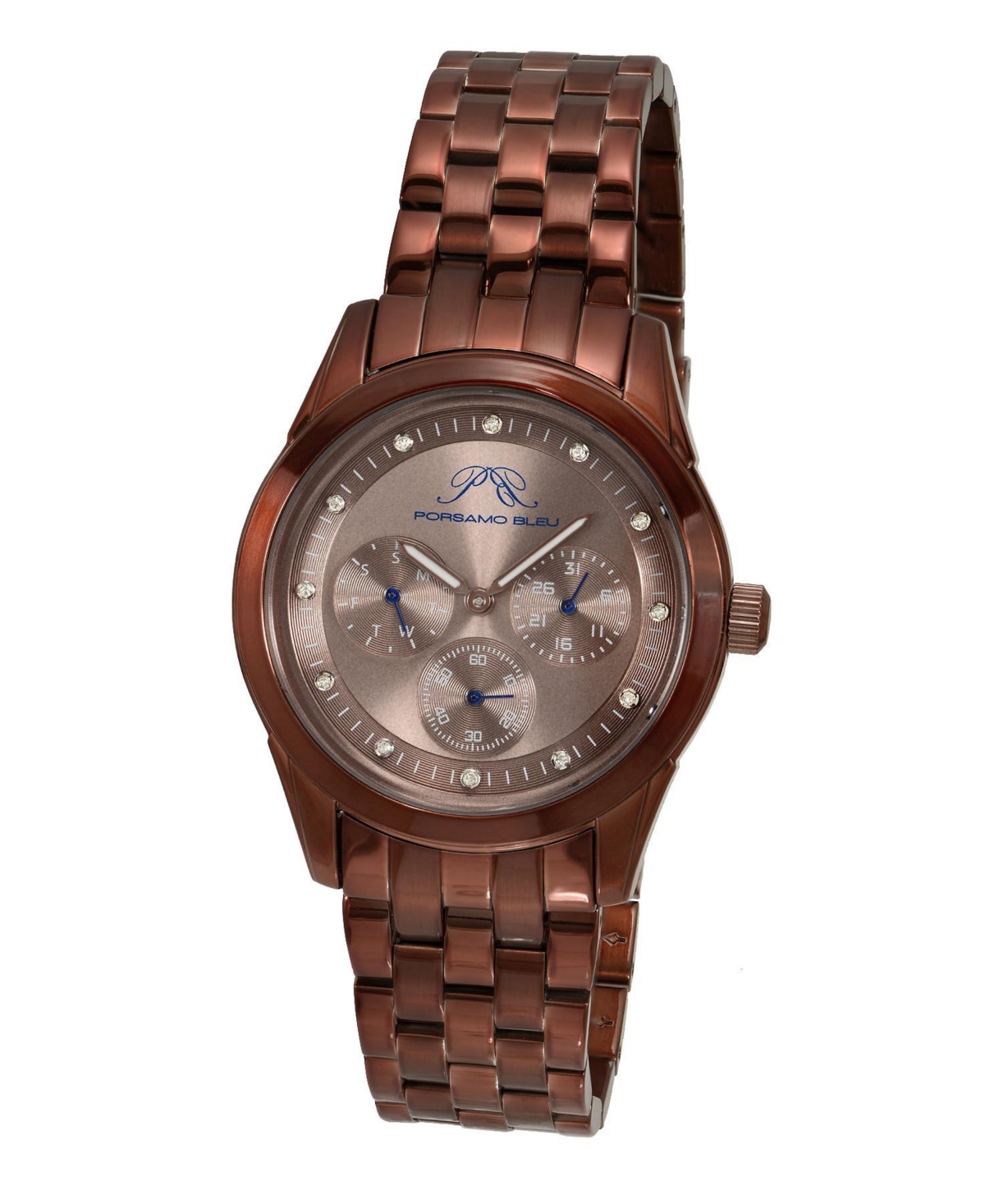 Women's Diana Stainless Steel Bracelet Watch 741DDIS - Brown