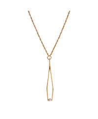 Crystal Tweezer Pendant Necklace