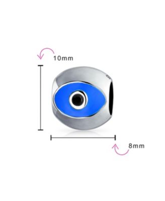 Spiritual Lucky Evil Eye Charm Bead European Bracelet Sterling Core