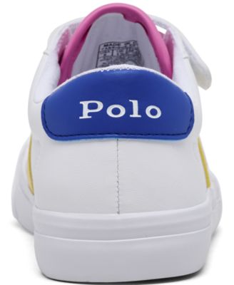 Little Girls Ryley Fastening Strap Casual Sneakers from Finish Line