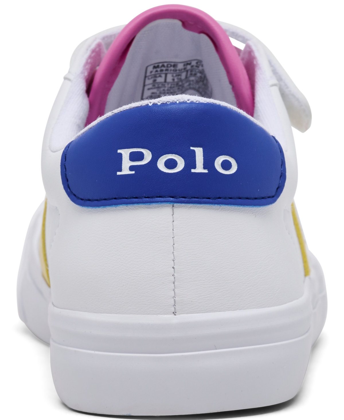 Polo Ralph Lauren Little Girls Ryley Fastening Strap Casual Sneakers from Finish Line