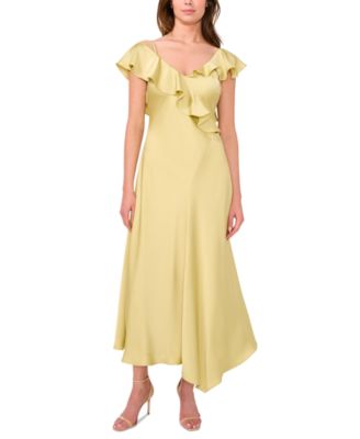 Parker - Women's The Bridgette Ruffle-Trim Asymmetric-Hem Dress