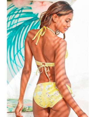 Women's Plunge Triangle Bikini Swimsuit Top Bra Sizing