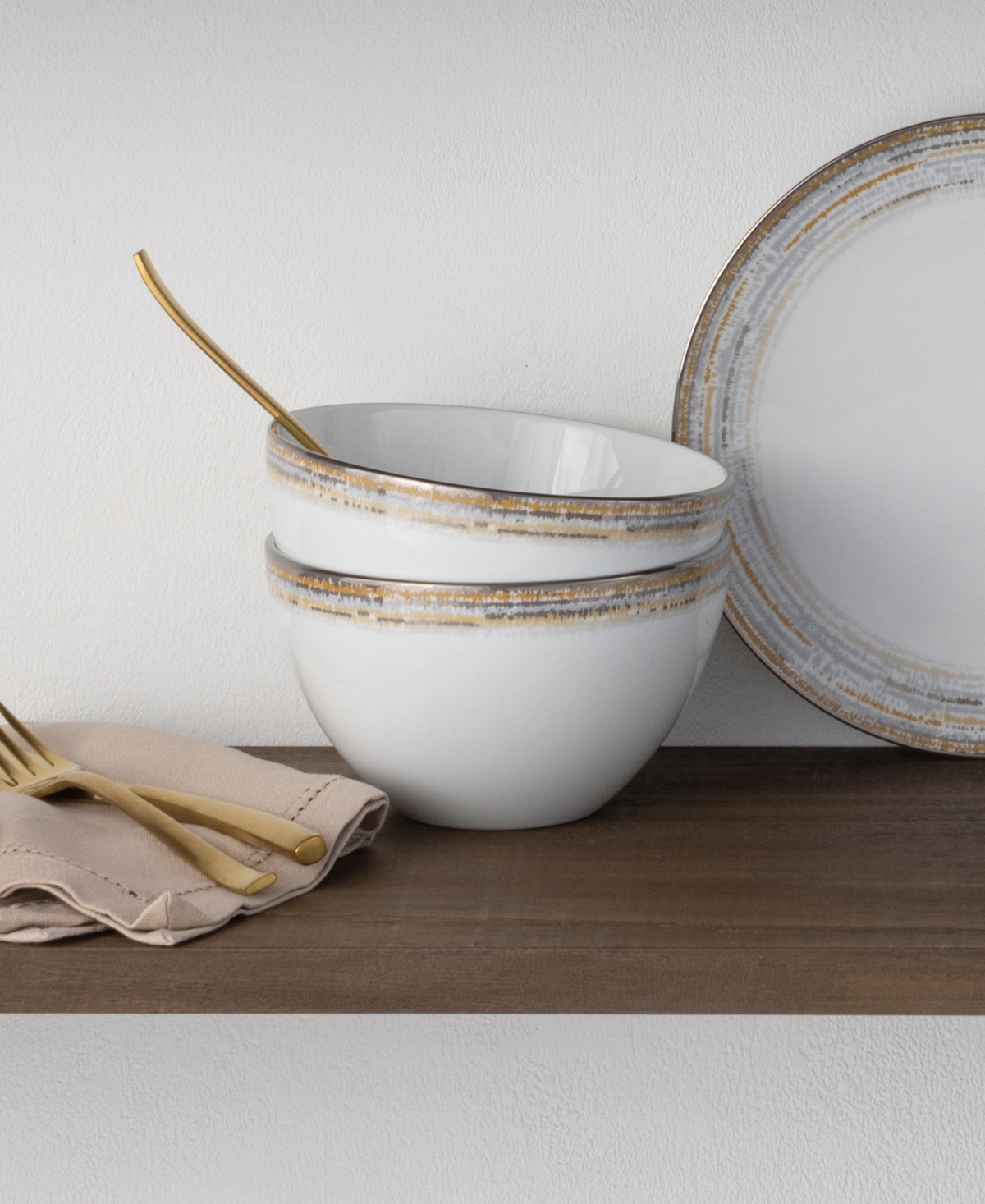 Noritake Raylan 12-piece Dinnerware Set, Service For 4 In White