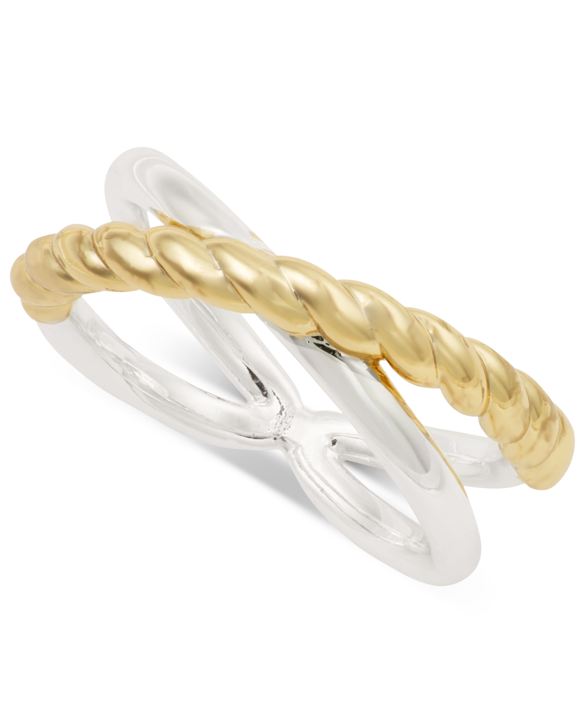 Two-Tone Crossover Ring, Exclusively at Macy's - Multi