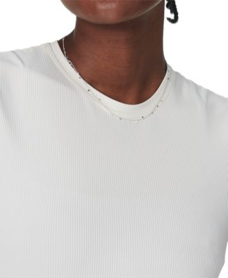 Women's Explorer Ribbed Crewneck Compression T-Shirt