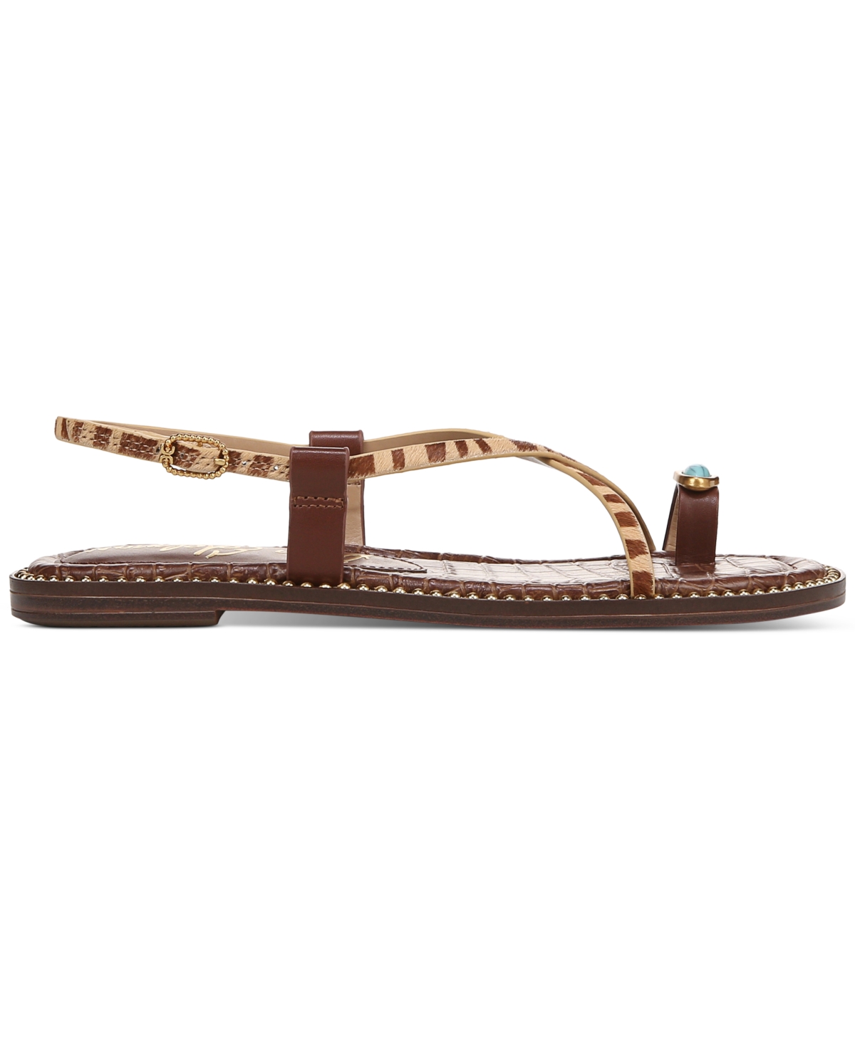 SAM EDELMAN WOMEN'S TENLY STRAPPY FLAT SANDALS 