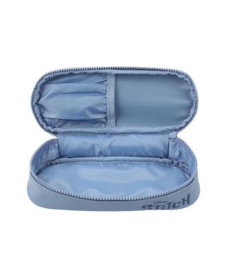Stitch Big Face Blue Zippered Dome Cosmetic Case