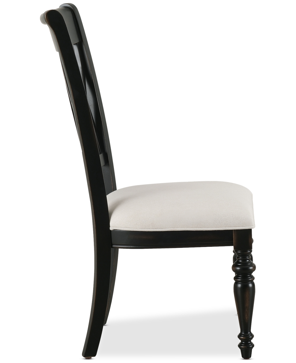 Macy's Daria Side Chair, Created For  In Black