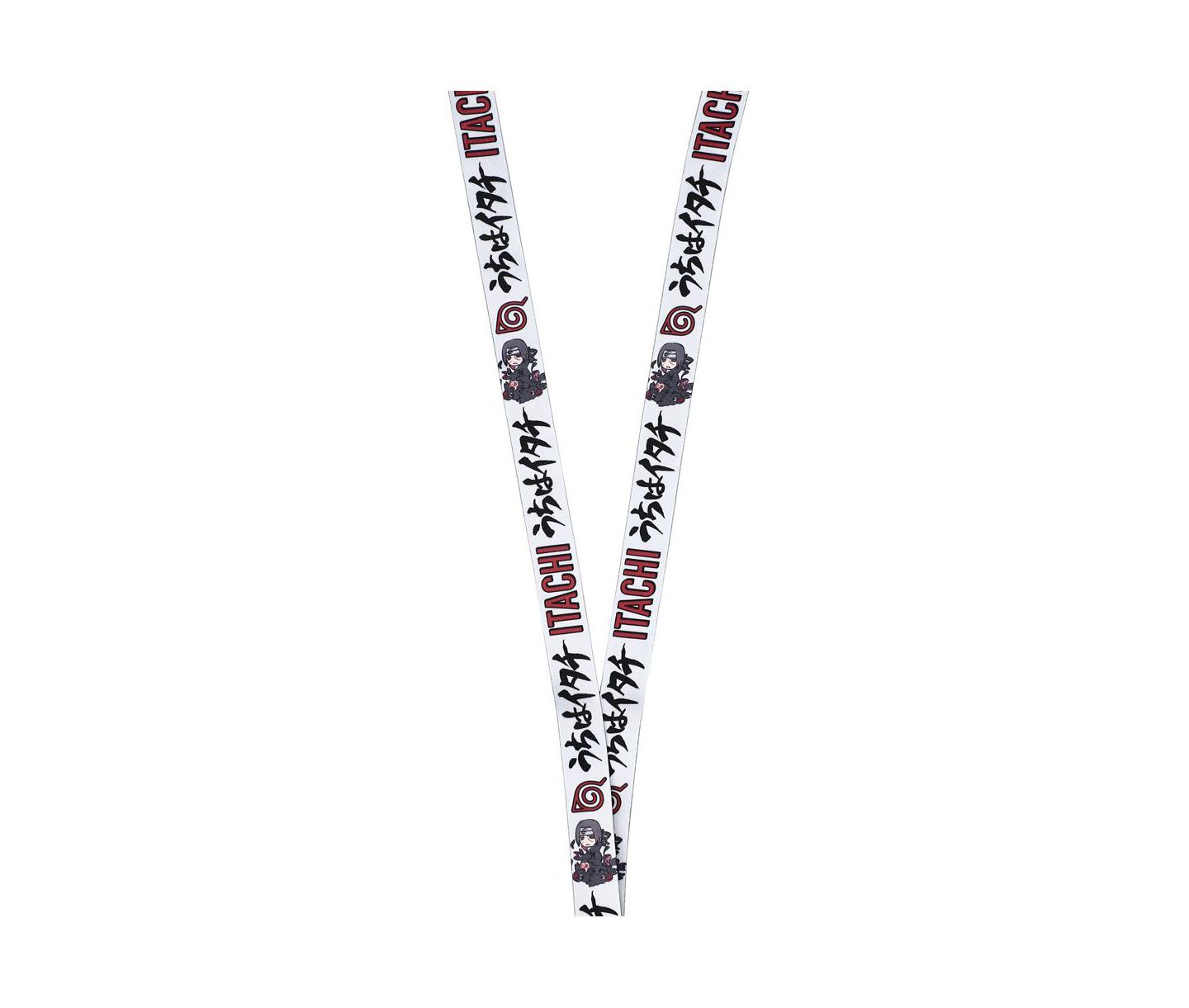 Женский брелок Naruto Itachi Uchiha Lanyard with Clear ID Sleeve and Keychain, цвет: Разноцветный — фото 3