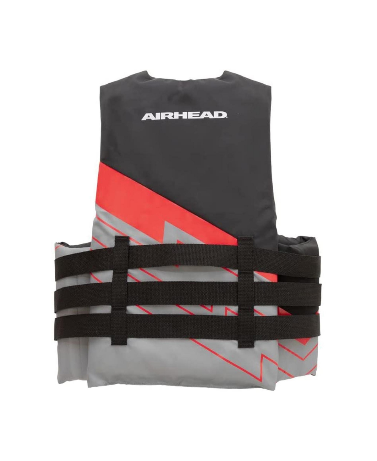 Kwik Tek Airhead Bolt Type Iii Family Adult Life Vest Jacket, 2XL/3XL, Red/Gray