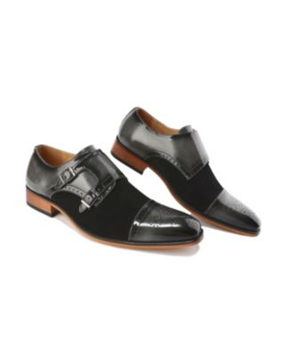 Men's Double Monk Strap Two-Tone Loafer