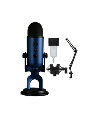 Yeti USB Microphone (Midnight Blue) Bundle