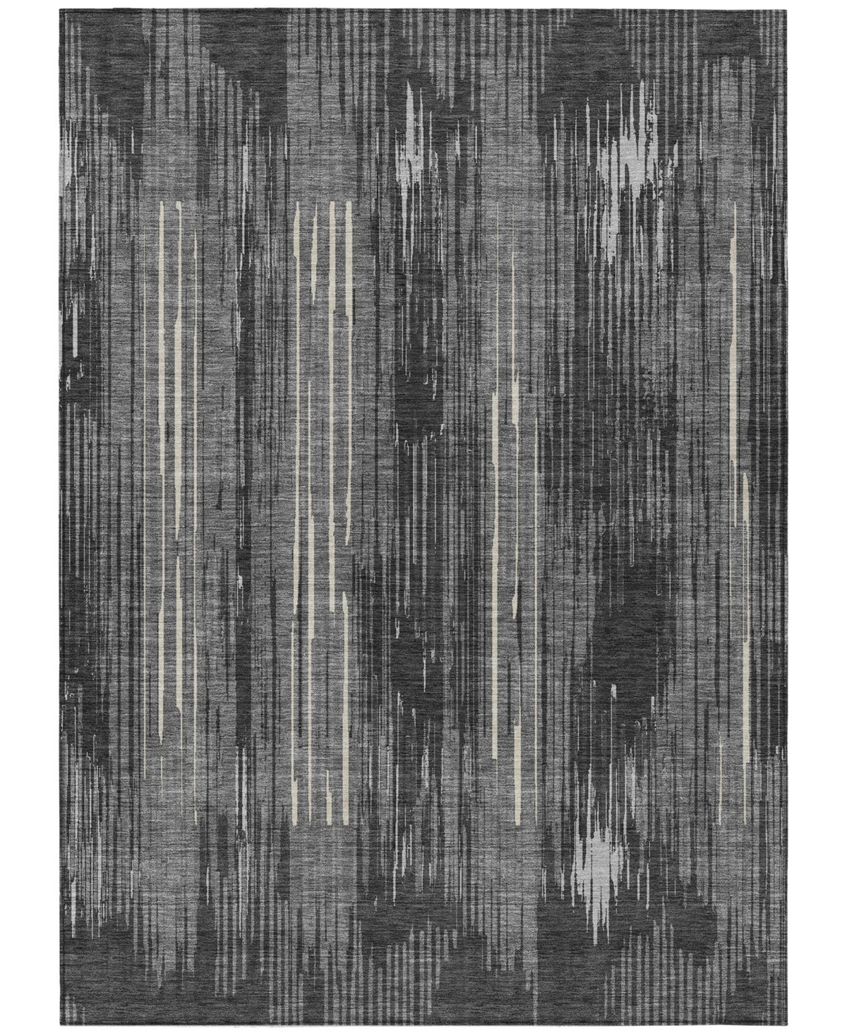Addison Chantille Acn893 8'x10' Area Rug In Charcoal