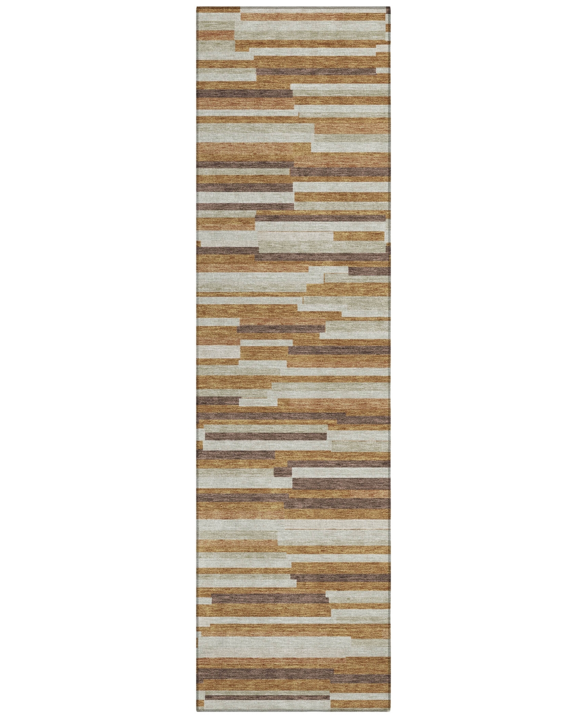 Addison Chantille Acn894 2'3"x7'6" Runner Area Rug In Paprika