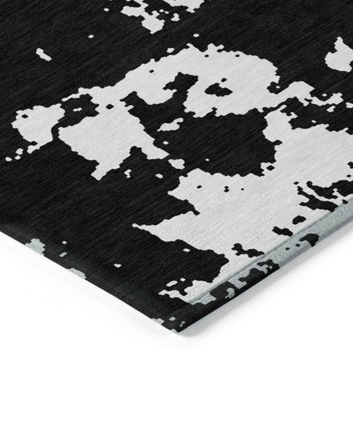 Addison Chantille Machine Washable Acn897 9'x12' Area Rug In Black