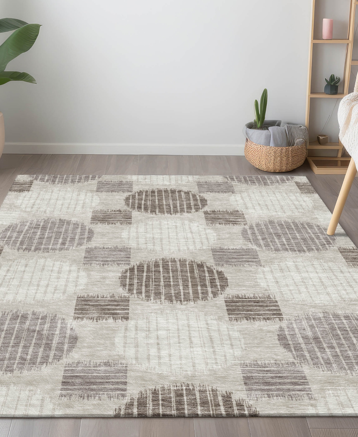 Addison Chantille Acn900 8'x10' Area Rug In Beige