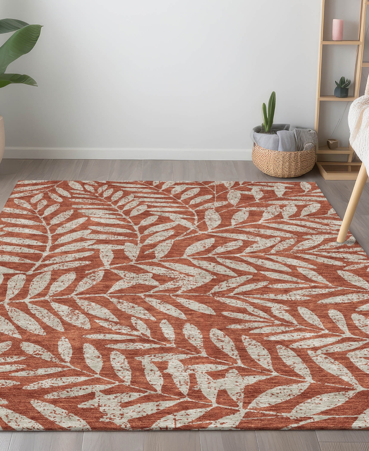 Addison Chantille Acn899 8'x10' Area Rug In Paprika