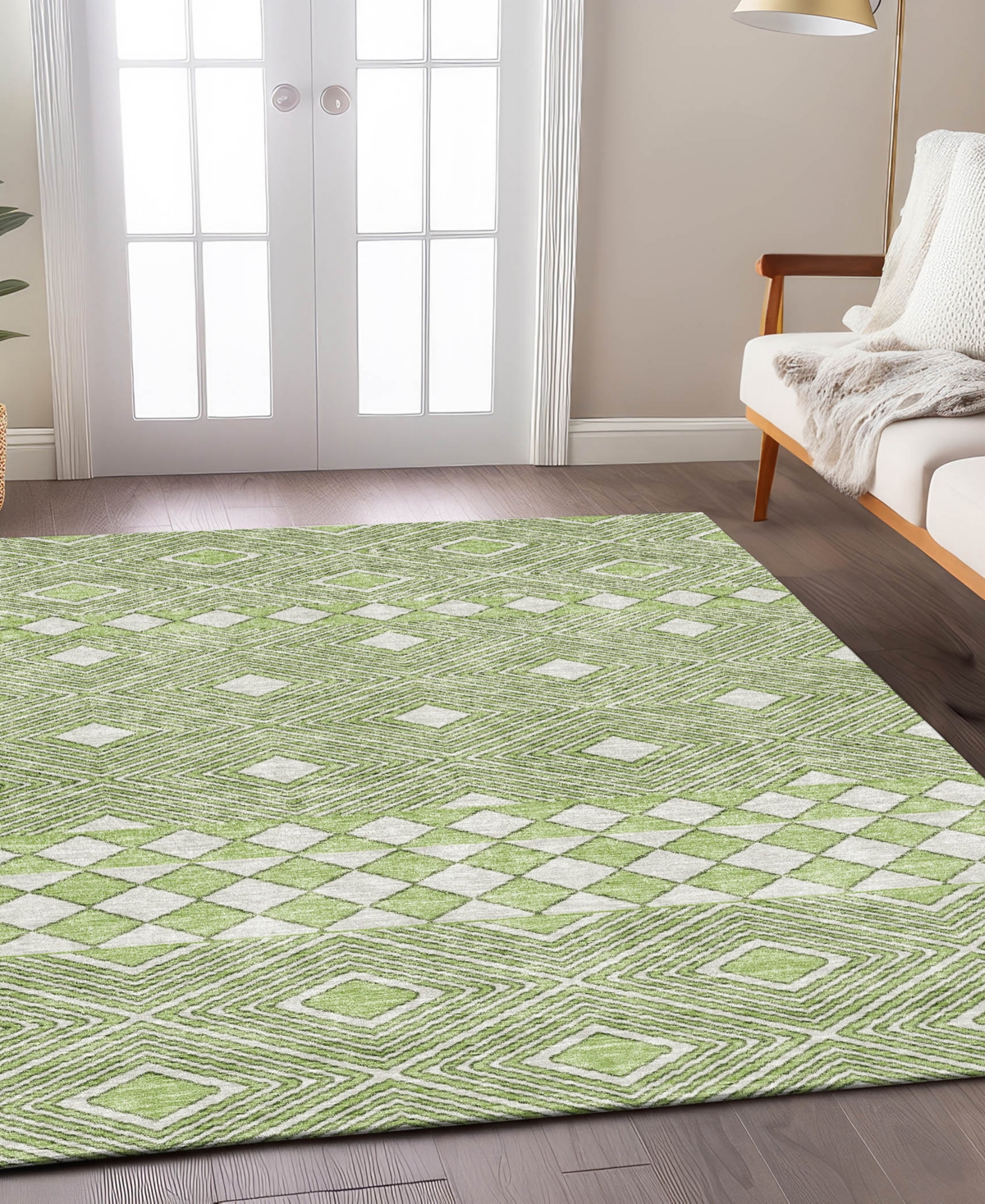 Addison Chantille Acn898 8'x10' Area Rug In Sage