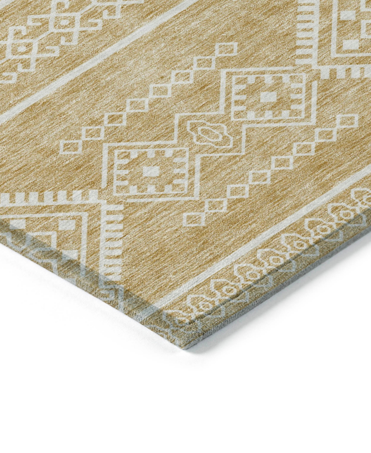 Addison Chantille Acn901 5'x7'6" Area Rug In Gold