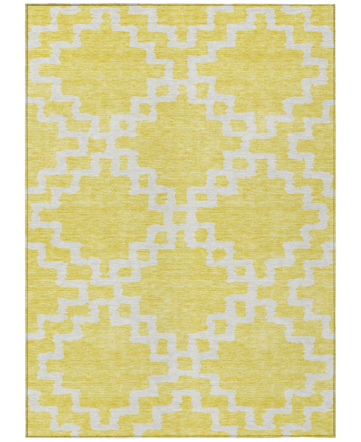 Addison Chantille Acn902 9'x12' Area Rug In Yellow