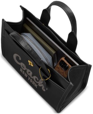 【COACH】Medium Bubble Leather Cargo Tote Bag COACH Medium Bubble Leather Cargo Tote Bag - Macy's