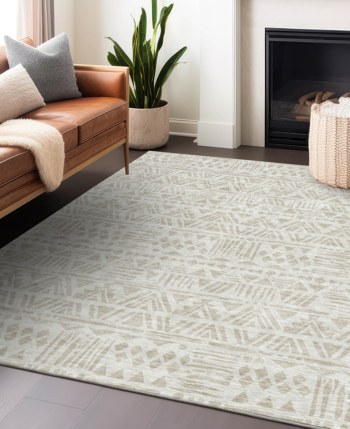 Addison Chantille Acn907 9'x12' Area Rug In Ivory
